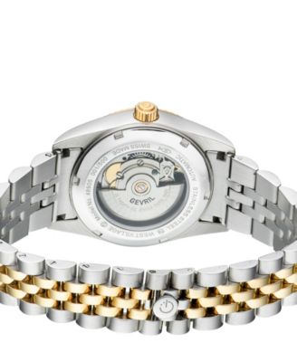 Men's West Village Swiss Automatic Two-Toned SS IPYG Stainless Steel Bracelet Watch 40mm