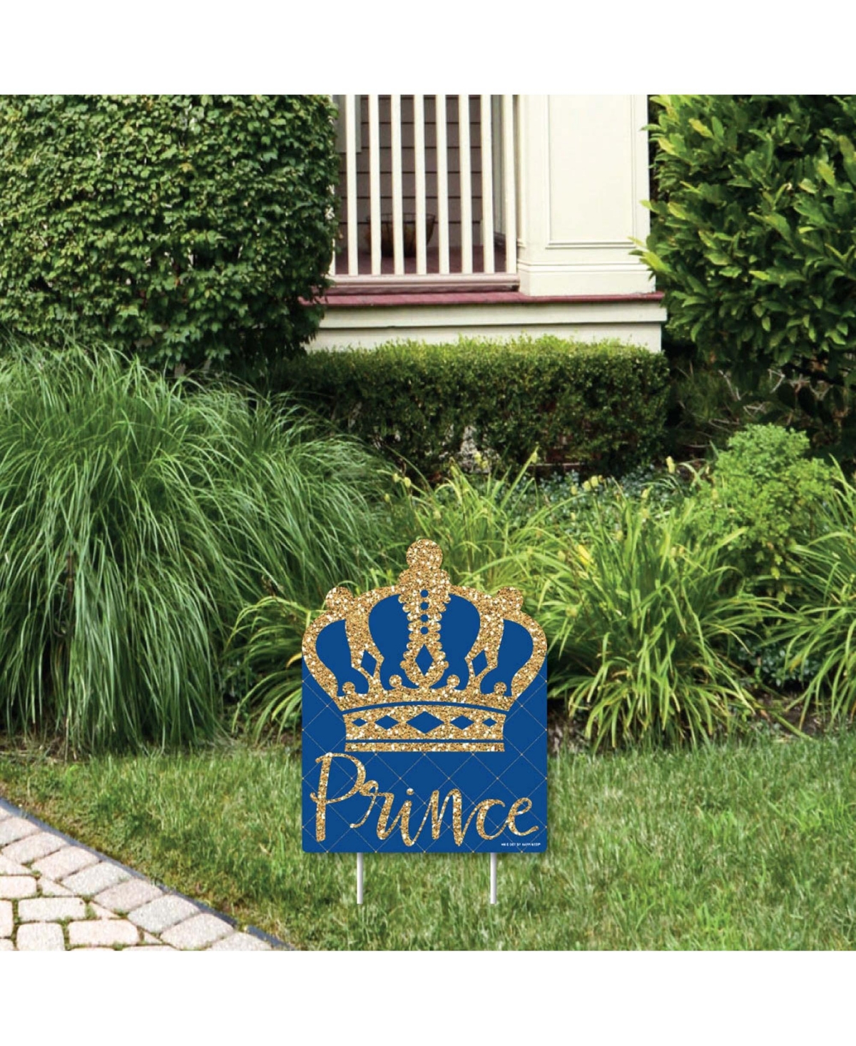 Royal Prince Charming - Outdoor Lawn Sign - Party Yard Sign - 1 Pc