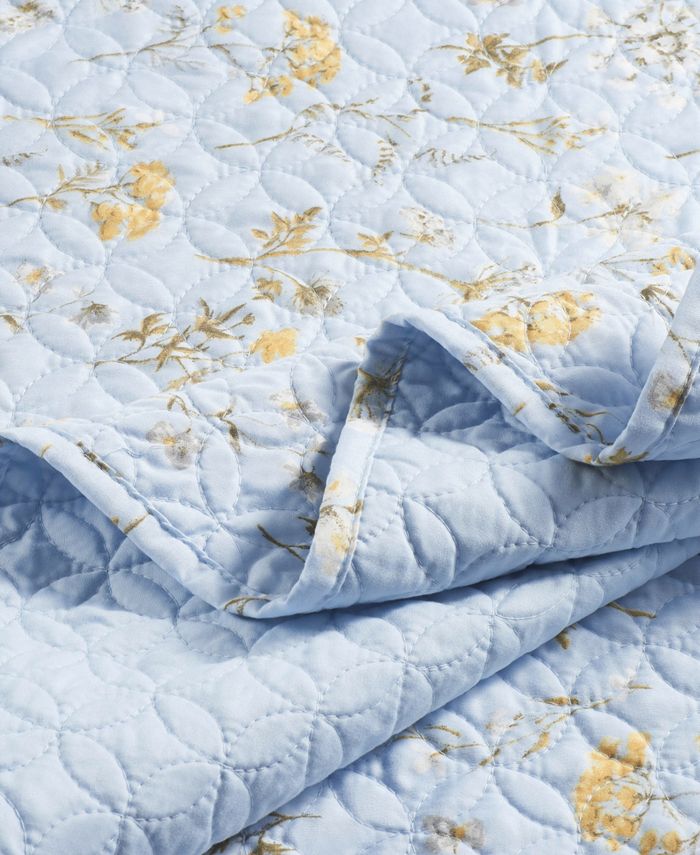 Lucky Brand Adele Floral 3 Piece Quilt Set, King Macy's