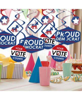 Big Dot Of Happiness Democrat Election Democratic Political Party Decor ...