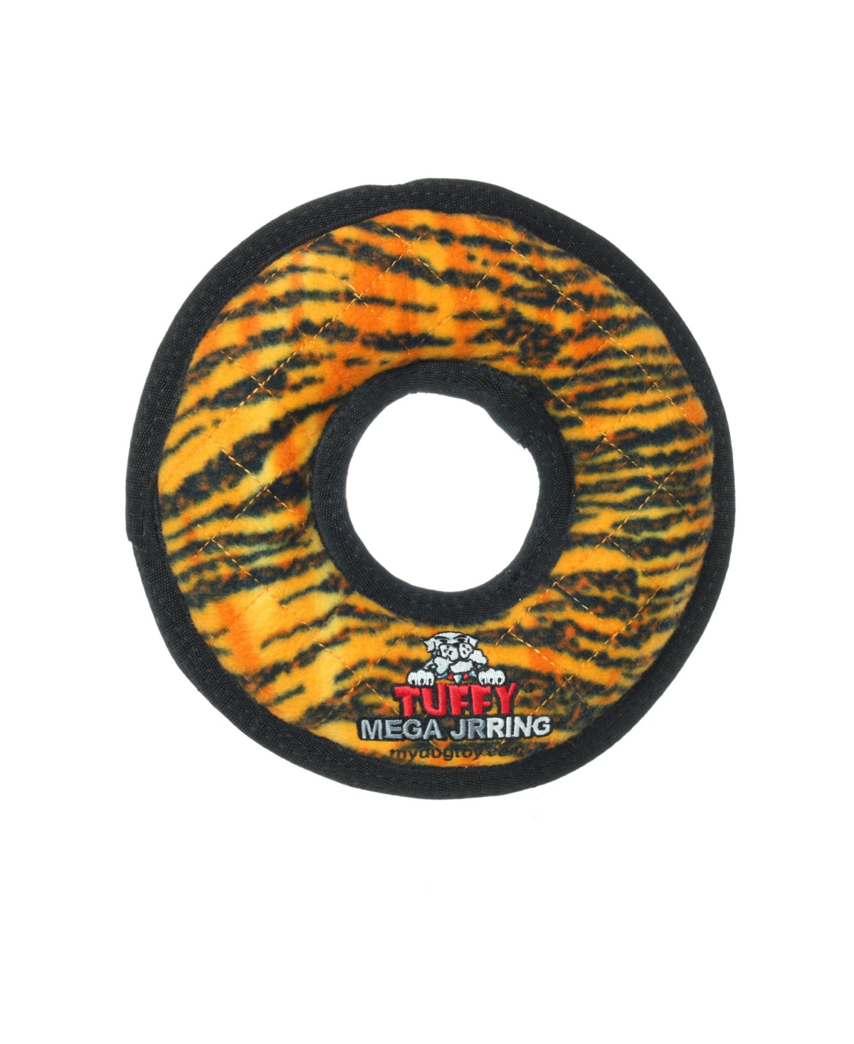Mega Jr Ring Tiger, Dog Toy - Medium Orange