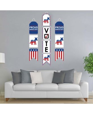 Big Dot Of Happiness Democrat Election Vertical Banners Political Wall ...