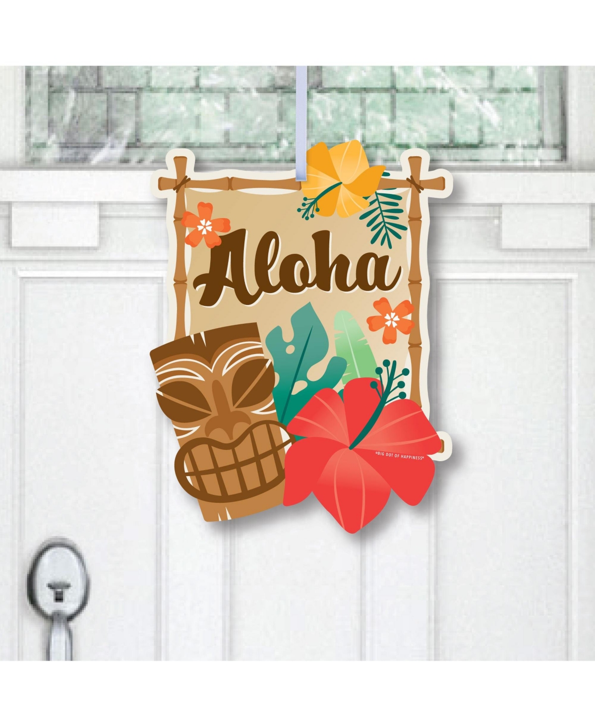 Tropical Luau - Hanging Hawaiian Beach Party Outdoor Front Door Decor 1 Pc Sign