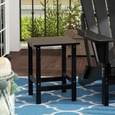 All-Weather Outdoor Patio Poly Adirondack Side Table