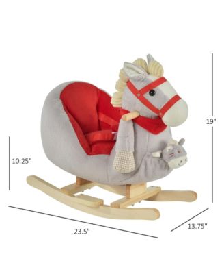 Kids Ride-On Rocking Horse Toy for Children 18-36 Months, Horse