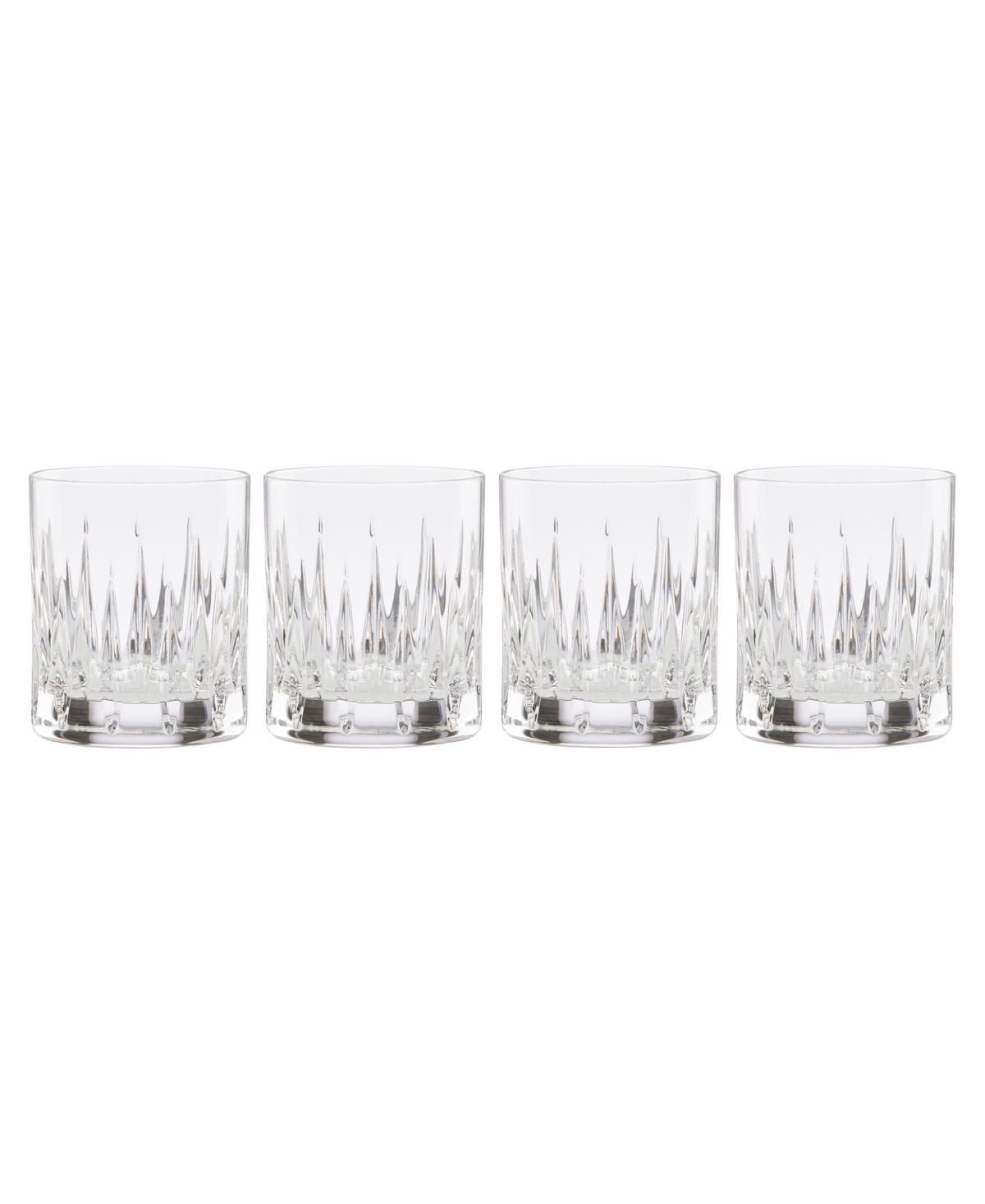 Shop Reed & Barton Soho Whiskey Glass Set, 4 Pieces In Clear And No Color