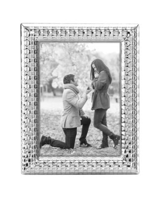 Watchband Silver Photo Frame, 5" x 7"