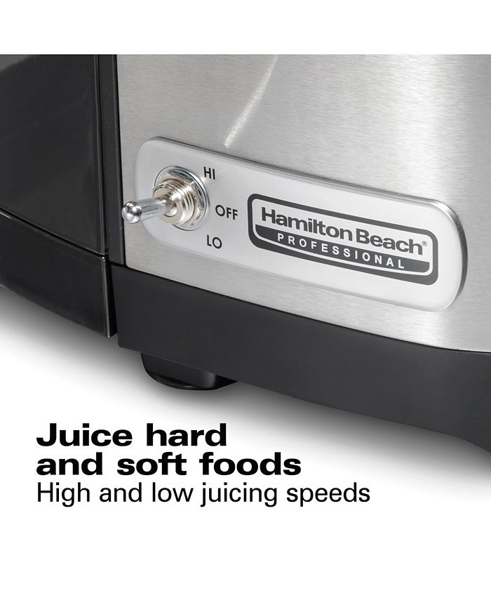Hamilton Beach Professional Super Chute Easy Clean Juice Extractor Macy's