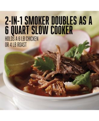 2-in-1 Indoor Smoker & Slow Cooker - 03-2500-W