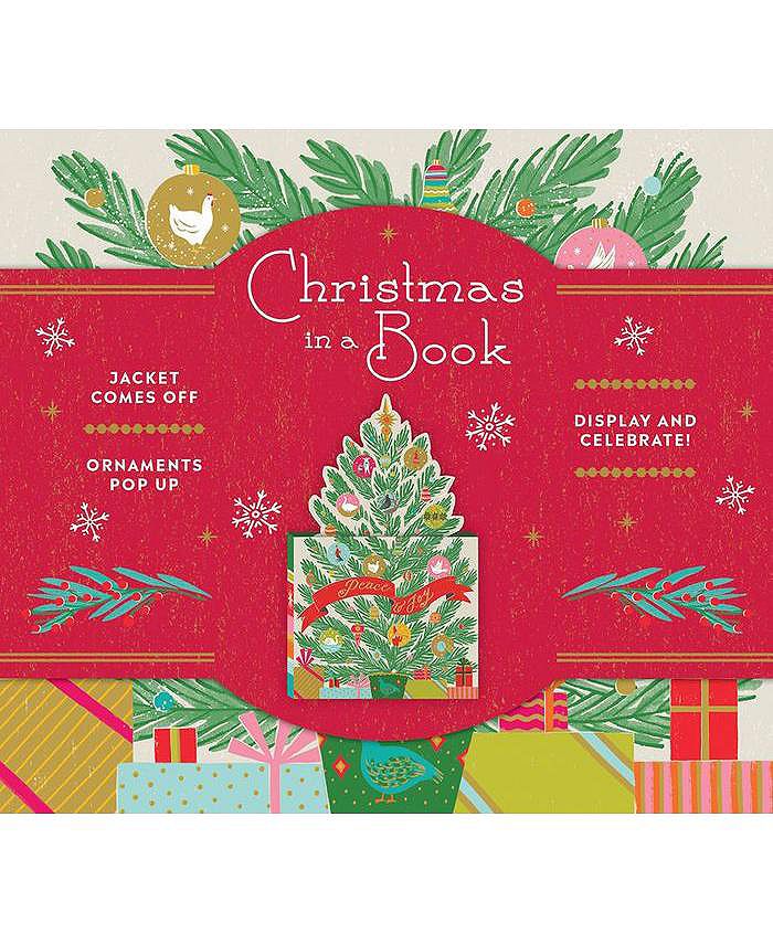 Barnes & Noble Christmas in a Book (UpLifting Editions) Jacket comes off. Ornaments pop up