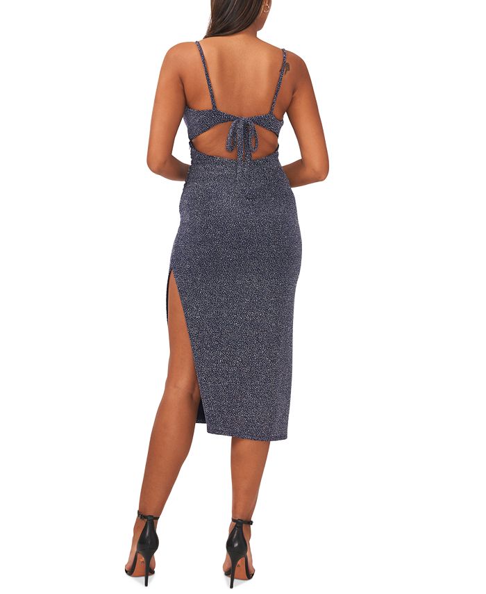 1.STATE Women's SpaghettiStrap GlitterKnit Midi Dress Macy's