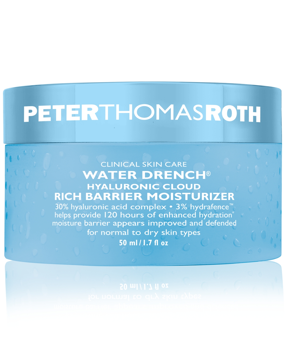 Shop Peter Thomas Roth Water Drench Hyaluronic Cloud Rich Barrier Moisturizer, 1.7oz