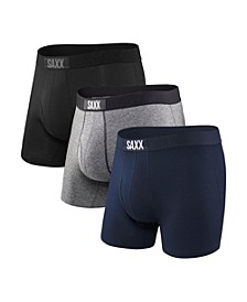 Men's Ultra Super Soft Boxer Fly Brief, Pack of 3
