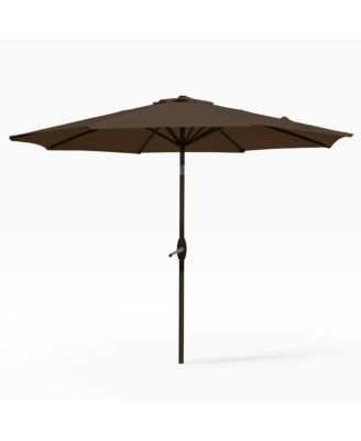 9 Ft Outdoor Patio Market Umbrella with Tilt and Crank