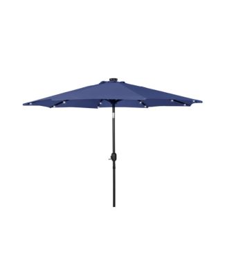 9 ft. Patio Solar Power LED lights Market Umbrella