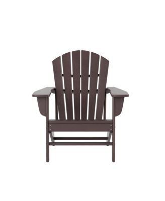 All-Weather Contoured Outdoor Poly Adirondack Chair