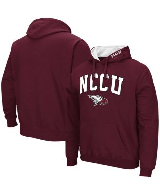Men's Maroon North Carolina Central Eagles Arch & Logo Pullover Hoodie