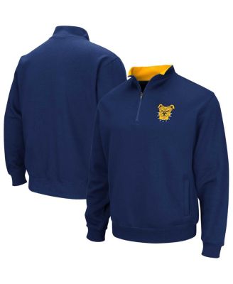 Men's Navy North Carolina A&T Aggies Tortugas Quarter-Zip Sweatshirt