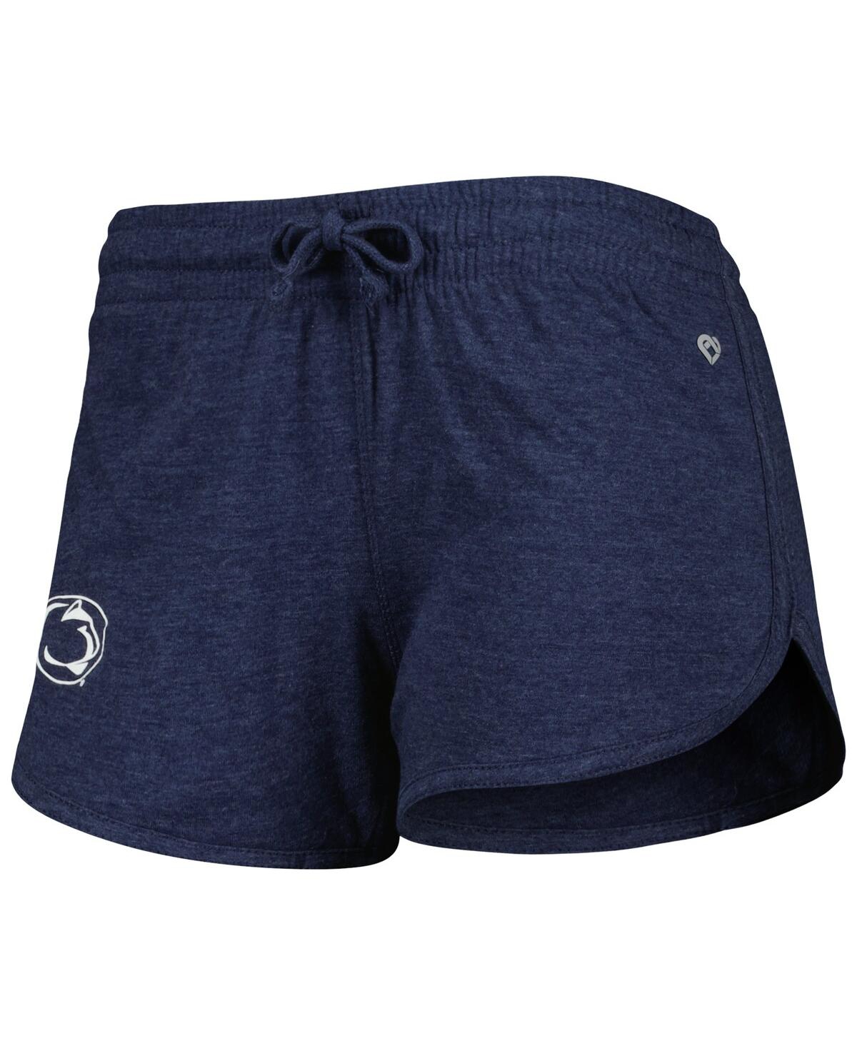 Shop Colosseum Women's  Heather Navy Penn State Nittany Lions Simone Core Shorts