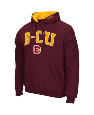 Men's Maroon Bethune-Cookman Wildcats Arch & Logo Pullover Hoodie