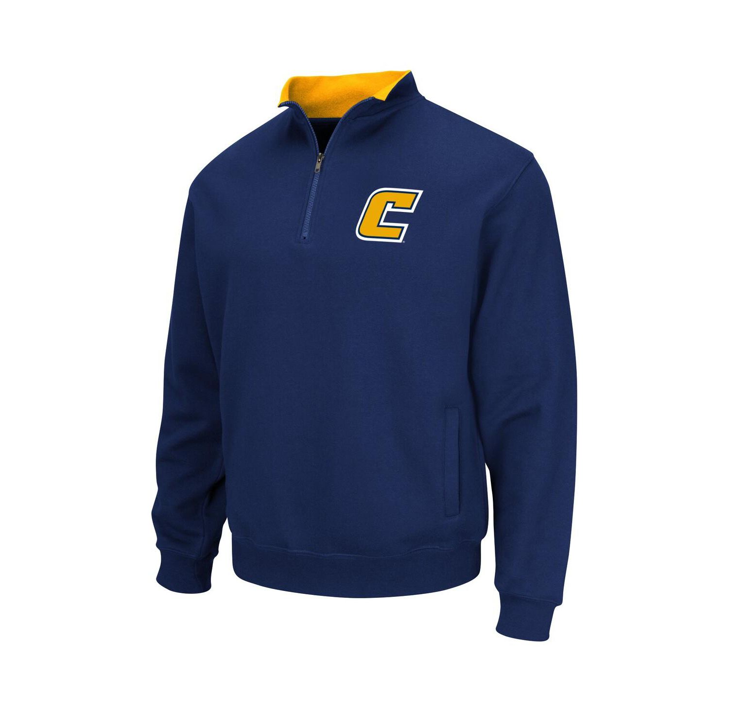 Men's Navy Tennessee Chattanooga Mocs Tortugas Quarter-Zip Sweatshirt