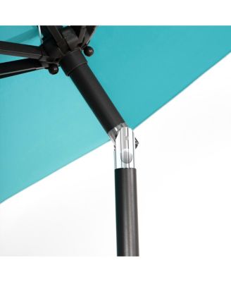 9 ft. Patio Solar Power LED lights Market Umbrella