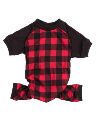 Dog Cotton Plaid Holiday Pajamas