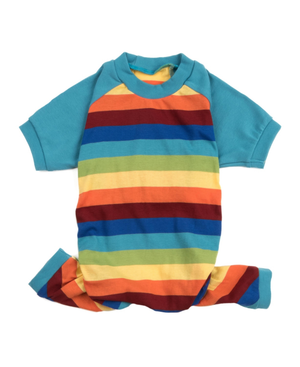 Leveret Dog Cotton Striped Print Pajamas