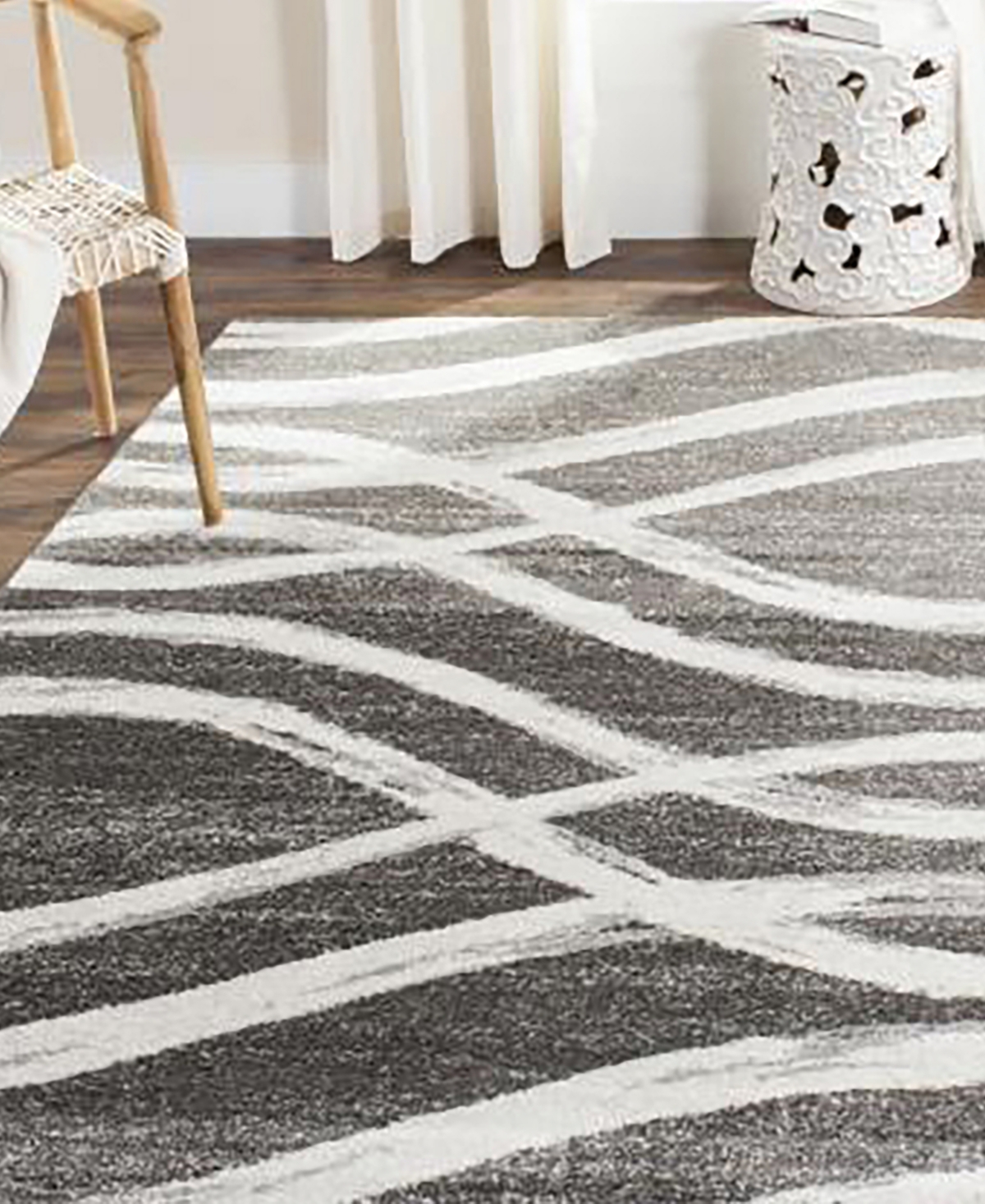 Safavieh Adirondack 125and Ivory x Area Rug - Charcoal