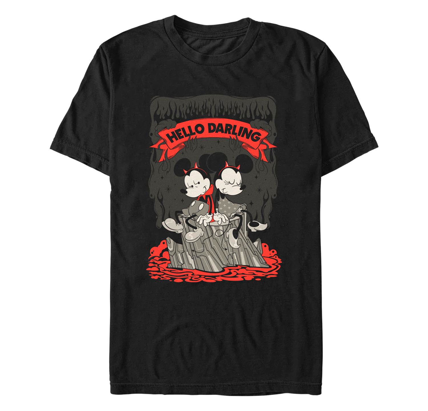 Men's Mickey Classic Hello Darling Short Sleeves T-shirt