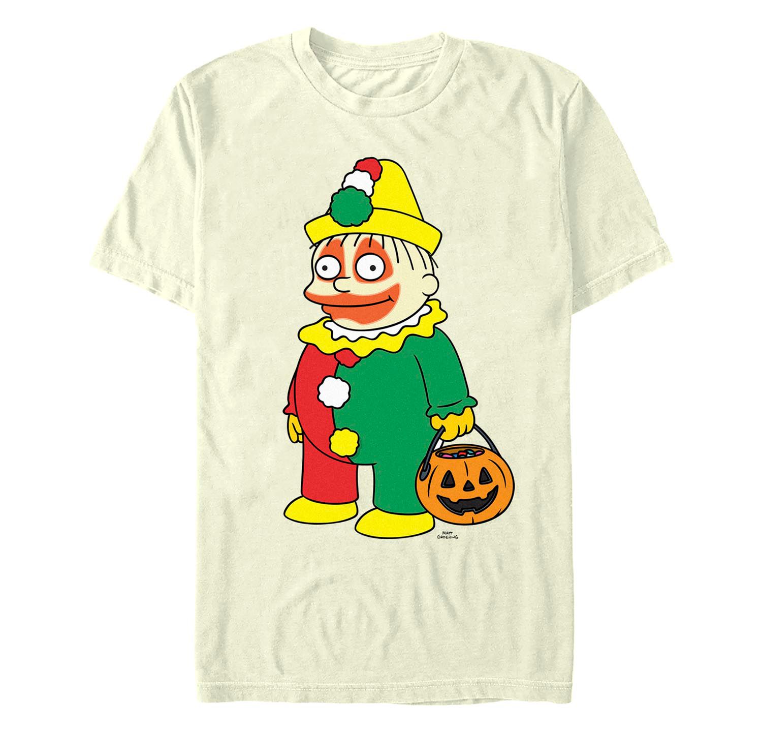 Men's The Simpsons Clown Ralph Short Sleeves T-shirt