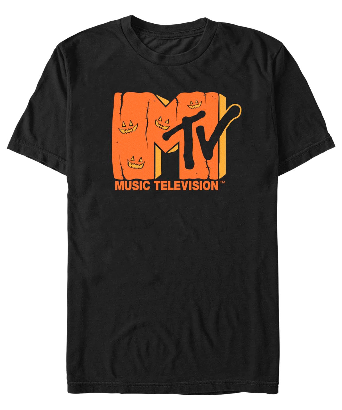 Fifth Sun Men's Mtv Jack Logo Short Sleeves T-shirt In Black
