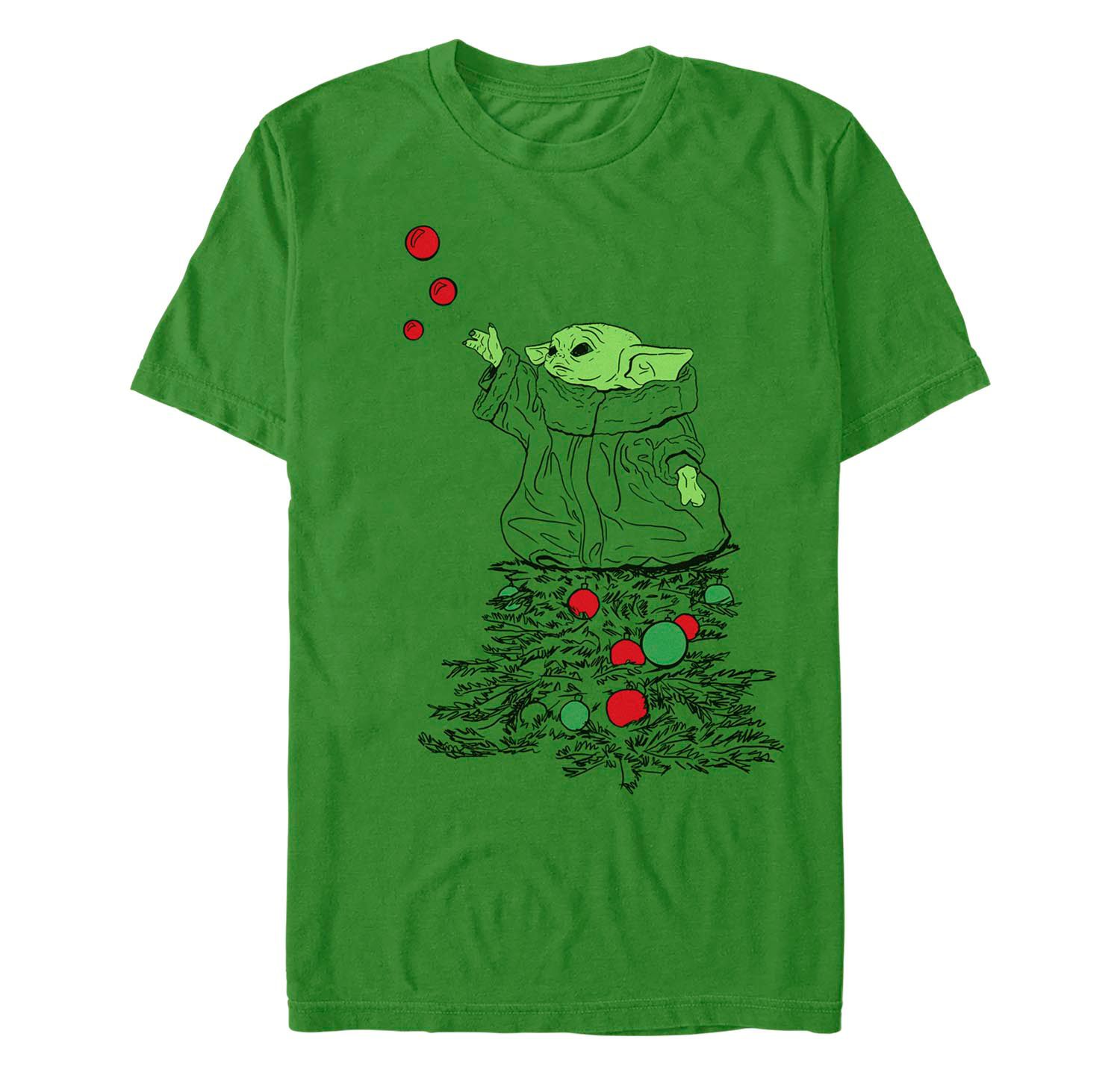 Men's Star Wars Mandalorian Grogu Tree Short Sleeves T-shirt