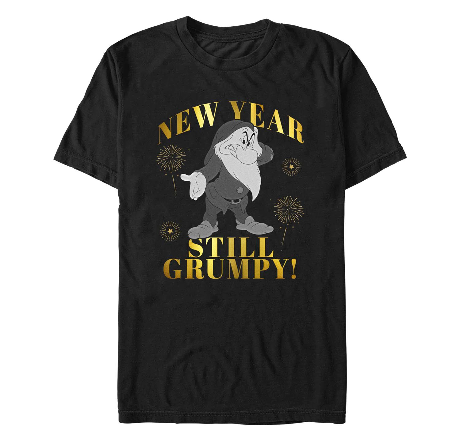 Men's Disney Princesses New Year Still Grumpy Short Sleeves T-shirt