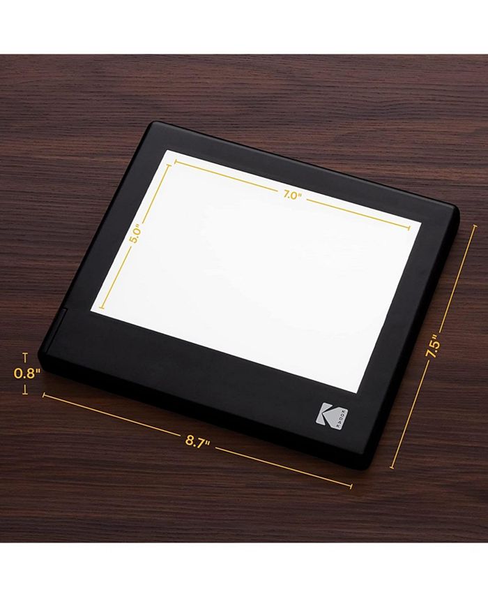 Kodak LED Light Box, 7''x 5'' Light Pad for Negatives, Slides & More