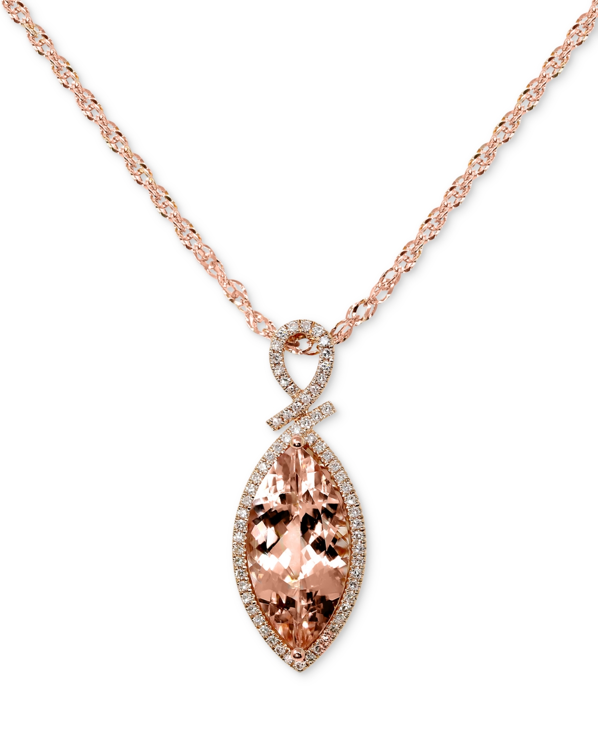Macys morganite necklace new arrivals