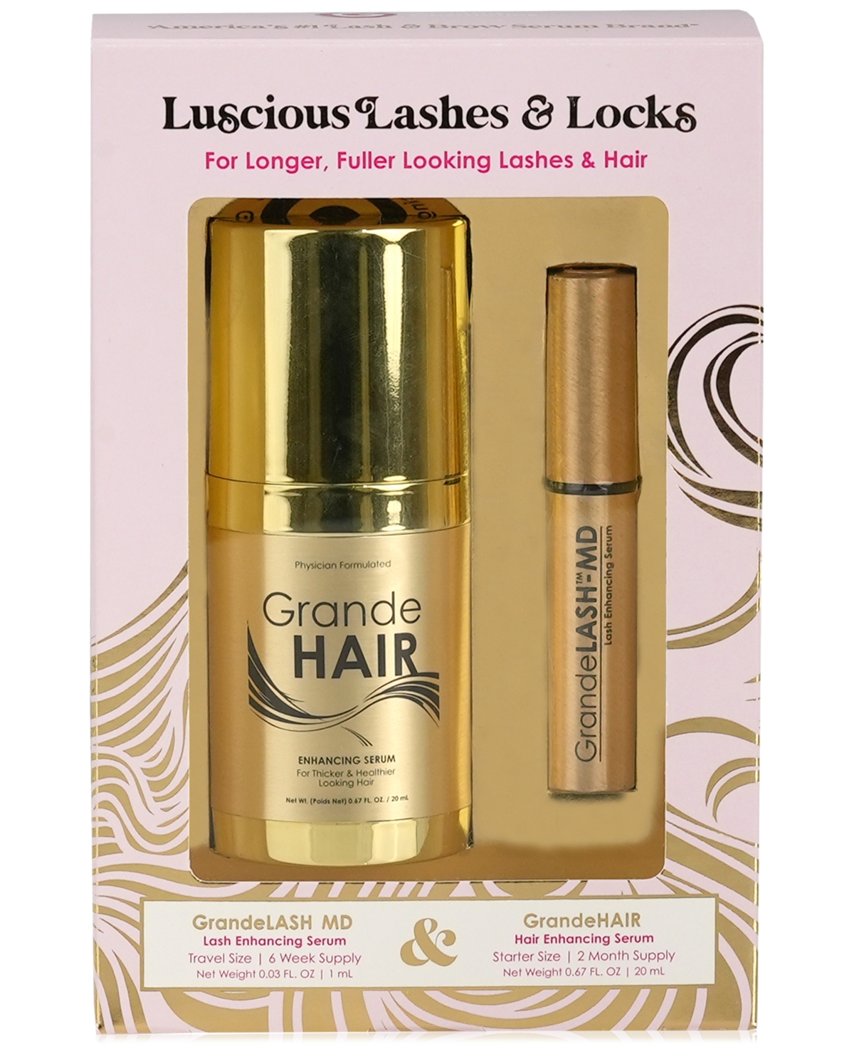 Grande Cosmetics 2-Pc. Luscious Lashes & Locks Set