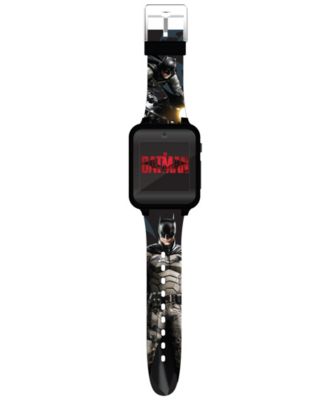 Unisex Black Silicone Strap Smart Watch