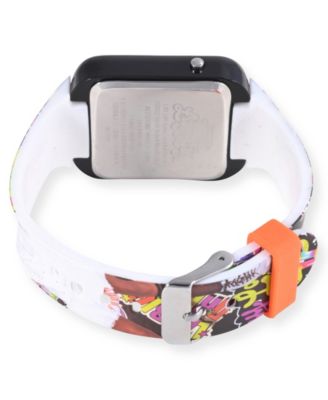 Unisex Black Silicone Strap LED Touchscreen Watch