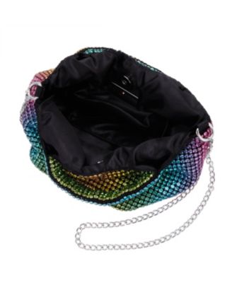 Women's All Over Crystal Satchel Bag