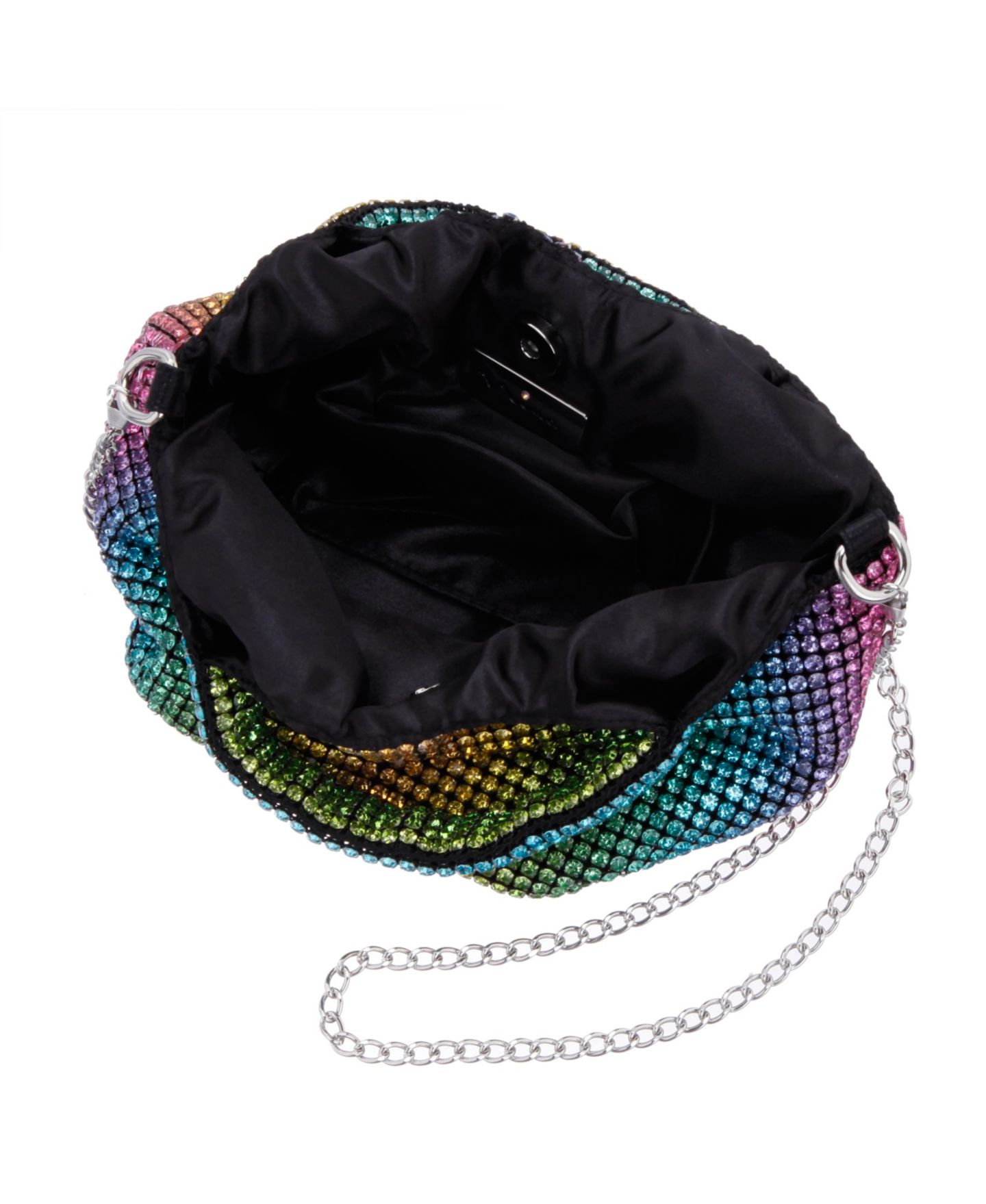 Женская сумка Nina All Over Crystal Satchel, цвет: Разноцветный — фото 2