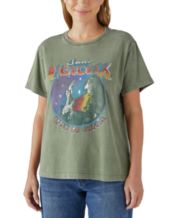Lucky Brand Rolling Stones Stud-embellished Tour T-shirt in Gray