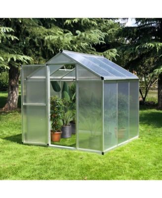 6' x 6' Portable Outdoor Walk-In Garden house w/ Roof Vent