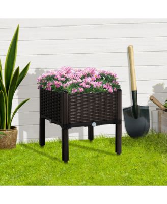 Raised Flower Bed Vegetable Herb Planter Lightweight