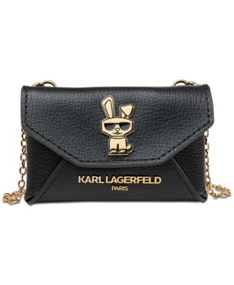 KARL LAGERFELD PARIS - Maybelle Leather Card Holder