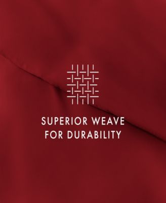 Double Brushed Solid Duvet Cover Set, Full/Queen