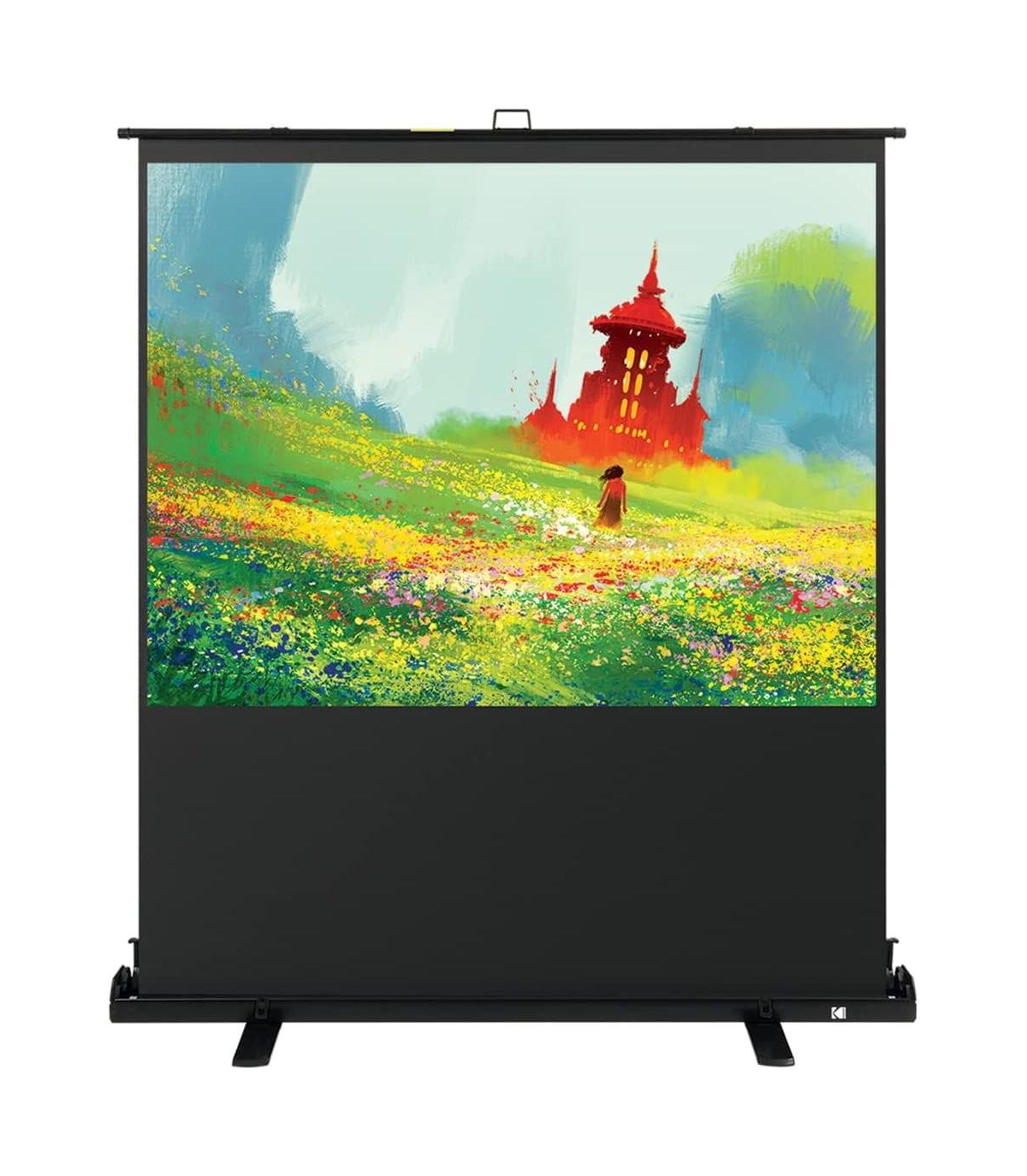 Kodak 60" Portable Projector Screen with Stand, 1080p, 4K/8K Uhd