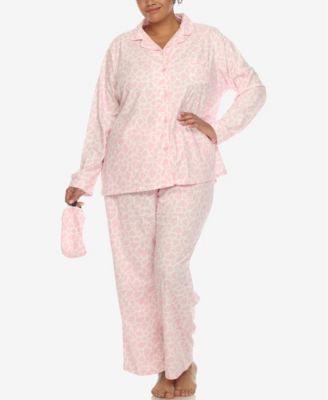 Plus Size Pajama Set, 3-Piece