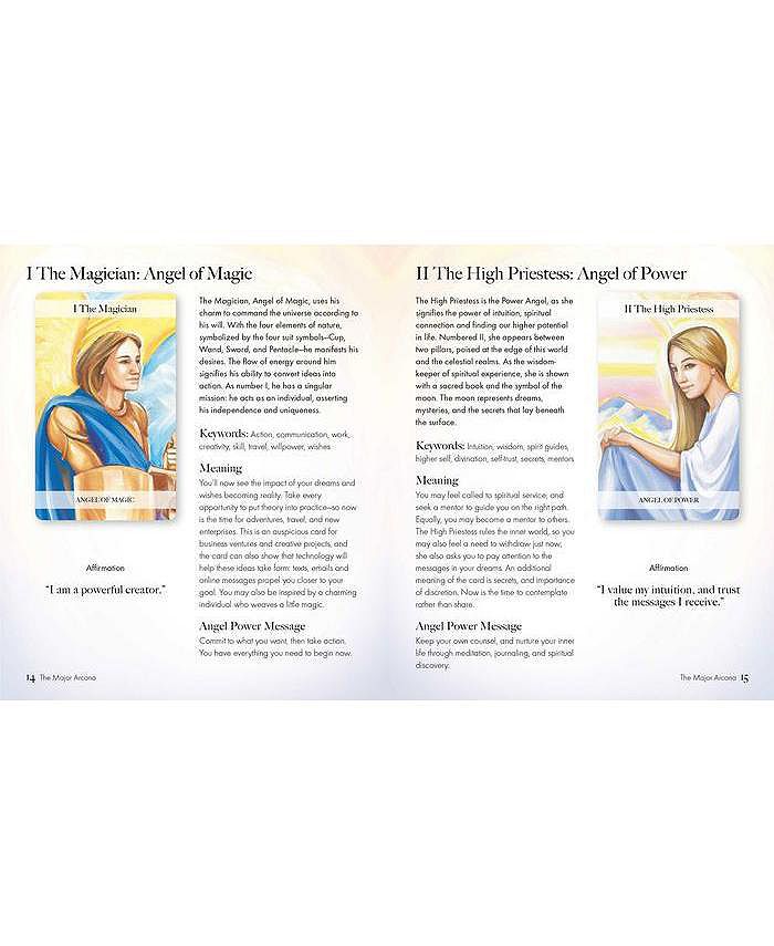 Barnes & Noble The Angel Tarot Includes a full deck of 78 specially