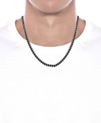 Black Diamond 20" Statement Necklace (10 ct. t.w.) in Sterling Silver
